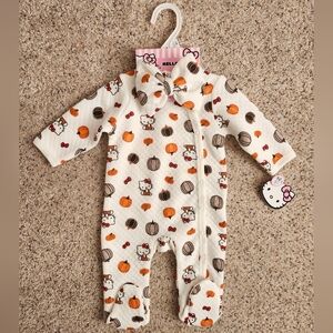 New Hello Kitty Fall Pumpkin Bodysuot